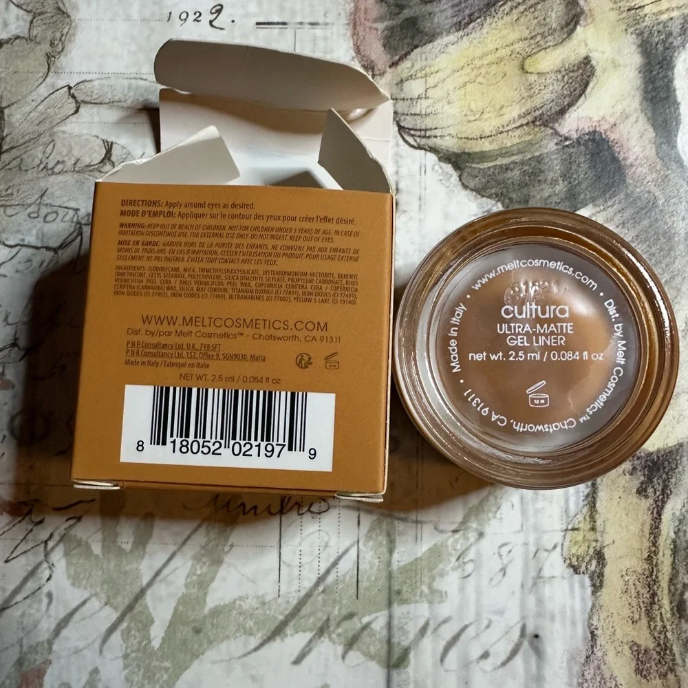 Melt Cosmetics BNIB Ultra Matte eye gel liner eyeliner CULTURA.